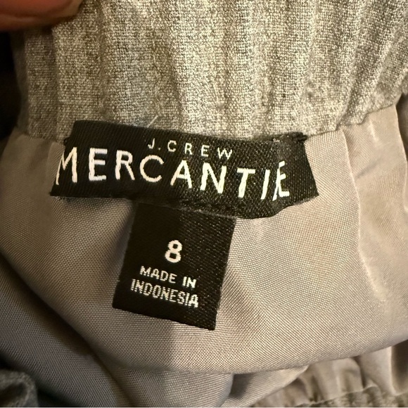 J. Crew Gray Mini Skirt Stylish and Timeless - Picture 5 of 5